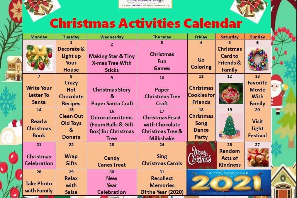 Christmas Activities Calendar
