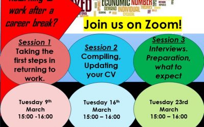 Employment Sessions Presented by Neil Barnes Starting Tuesday March 9th 3 – 4pm