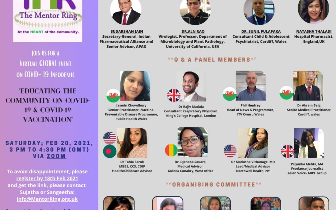 Join us for a Virtual Global Event on COVID-19 Infodemic 20th Feb