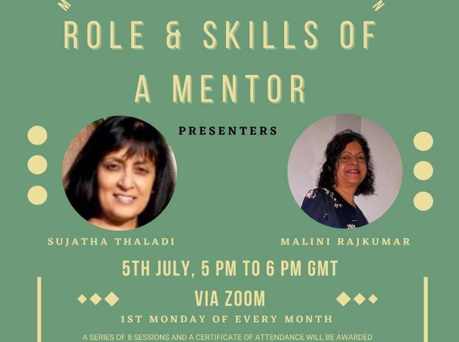 Mentoring Training Session June 7th 5 – 6pm
