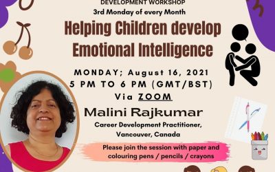 Career & Professional development series on 16th August 5 – 6pm via Zoom