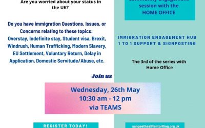 Community engagement event with the Home Office 26th May