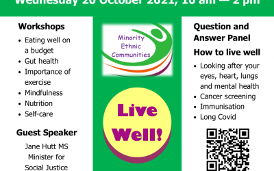 MEC Health Fair October 20th 2021 10am – 2pm on Zoom