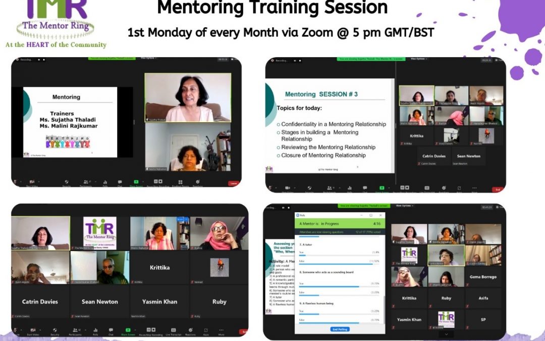 A Recap of Mentoring Training Sessions