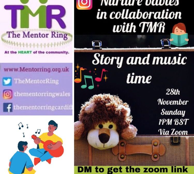 TMR in collaboration with Nurture Babies come to entertain your children with Story and music time.