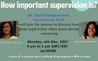 The Importance of Supervision. Mentoring Training Session 6th December 5-6pm