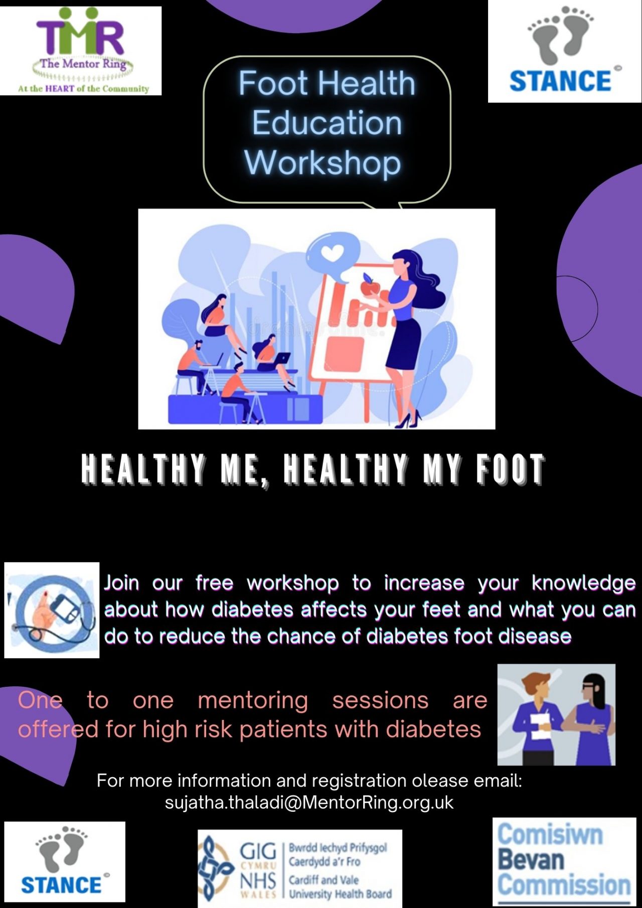 TMR will be delivering a footcare education session, 16th Feb, 130 2