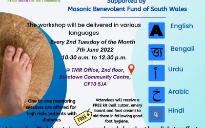 Diabetes Foot Care Self-Management funded by Masonic Benevolent Fund of South Wales