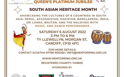 South Asian Heritage Month and Queens Jubilee Celebration Saturday 6th August 3 – 6pm