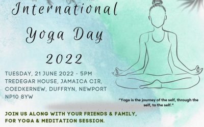 International Yoga Day 21st June Tuesday 5pm