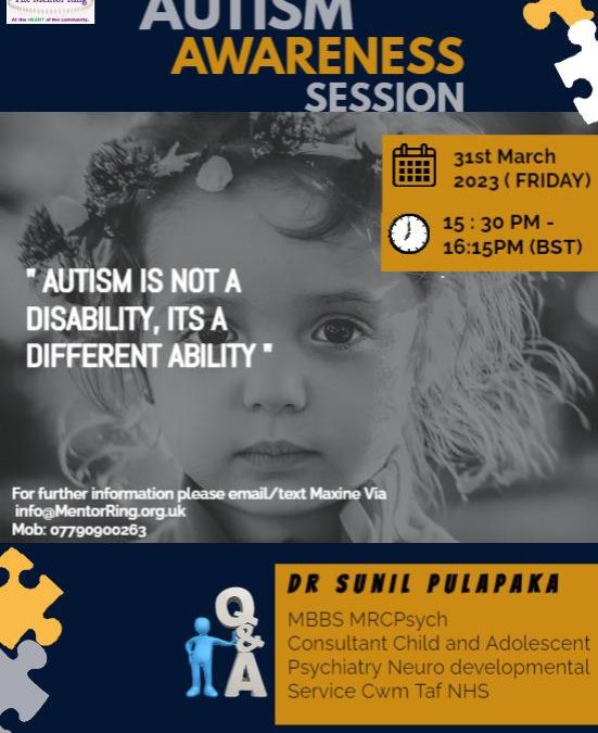 Virtual Autism Awareness session