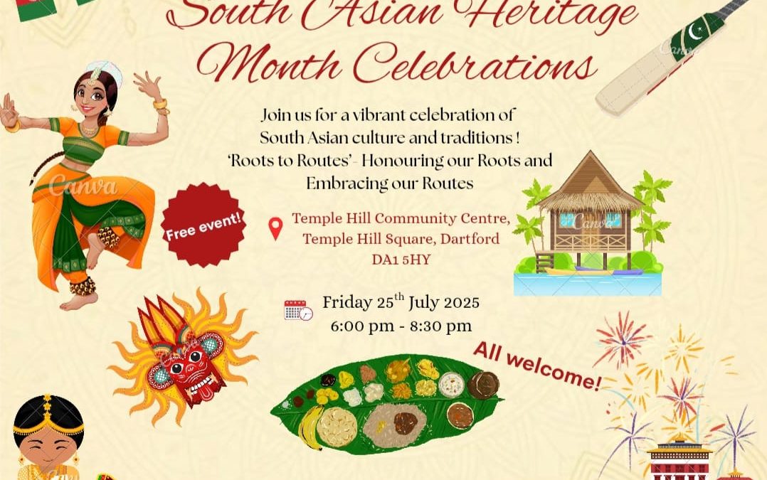 South Asian Heritage Month Dartford, Celebrations, Friday 25th July 2025
