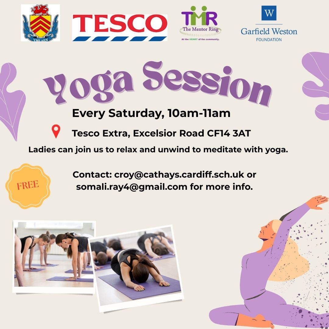 Saturday morning yoga session