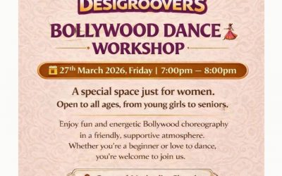 Bollywood & Creative Dance Workshop with Desi Groovers March 27th 2026