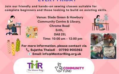 Sewing Workshop Classes at Coffee Mornings, Friday 17th July 2026