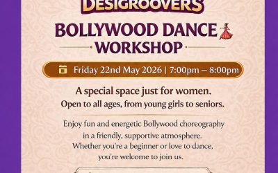 Bollywood & Creative Dance Workshop with Desi Groovers May 22nd 2026