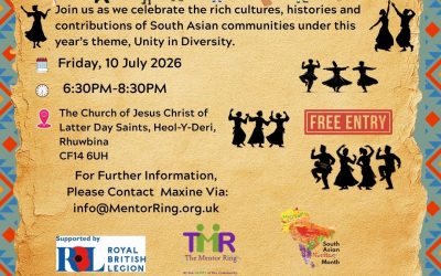 South Asian Heritage Month Celebrations, Cardiff Friday 10th July 2026