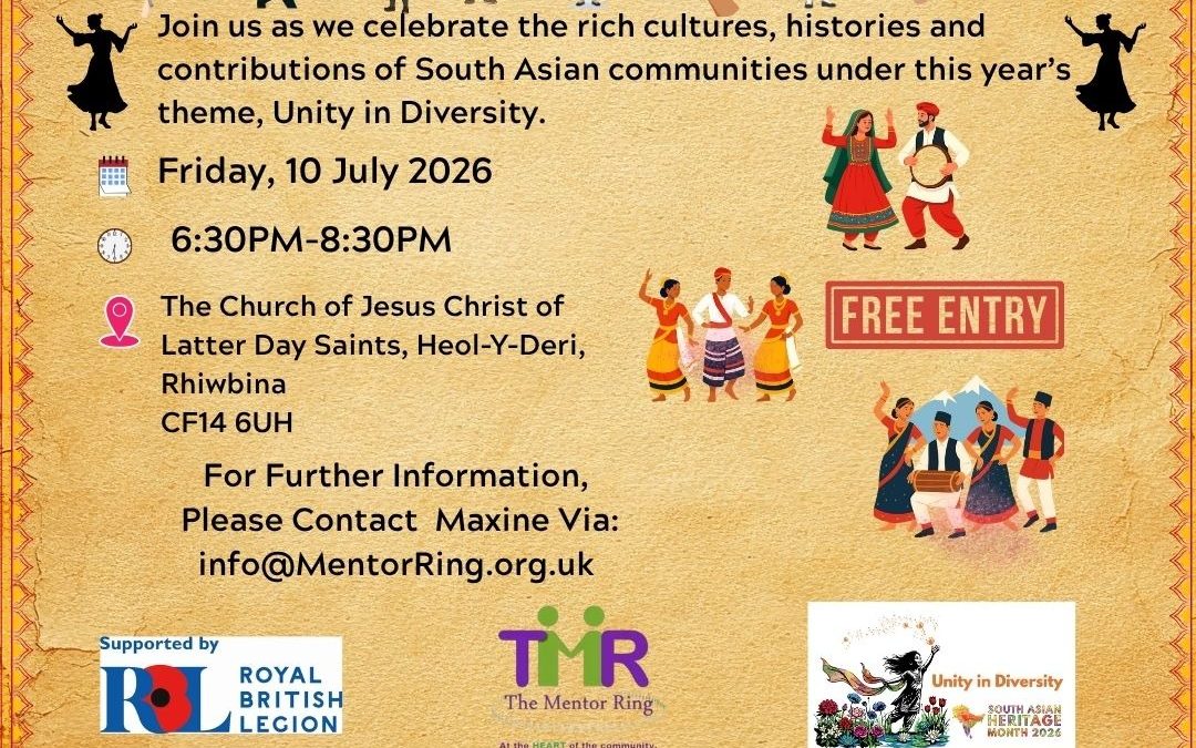 South Asian Heritage Month Celebrations, Cardiff Friday 10th July 2026