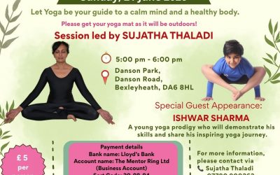 Celebrating International Yoga Day, Bexleyheath, England 21st June 2026