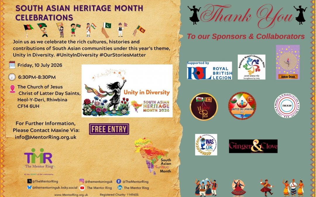 South Asian Heritage Month Celebrations, Cardiff, Wales, Friday 10th July 2026