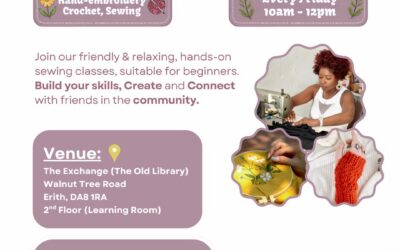 Sewing Class Workshop, Friday Morning, 23rd October